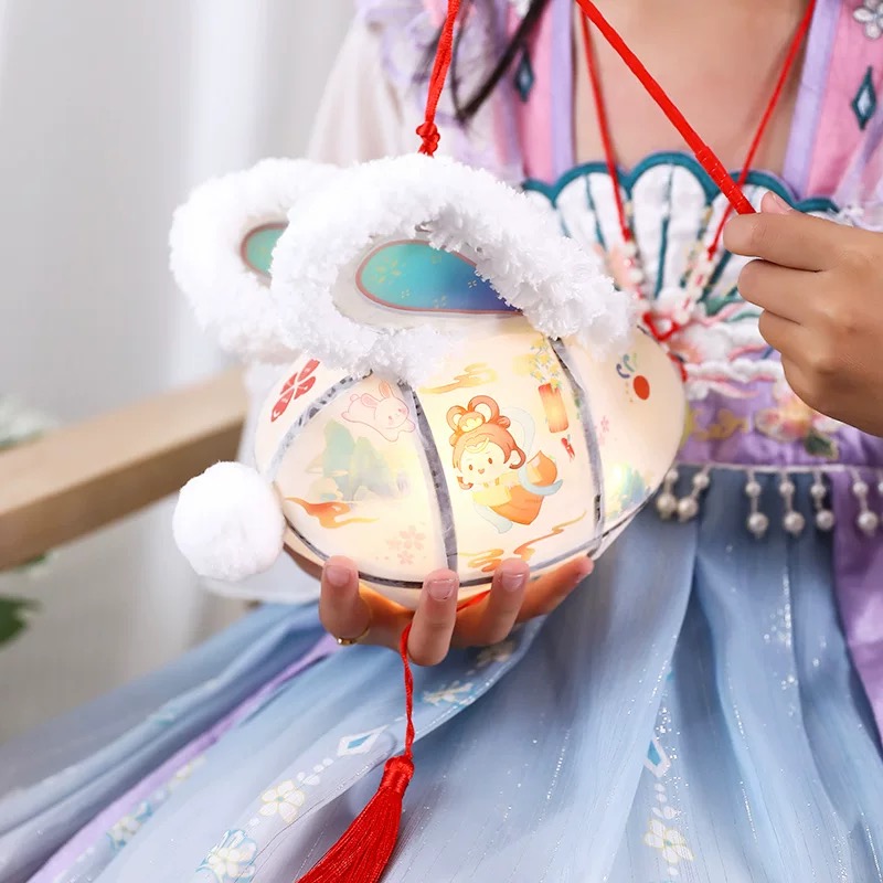 棉仓中秋特辑 |  非遗古风兔灯笼