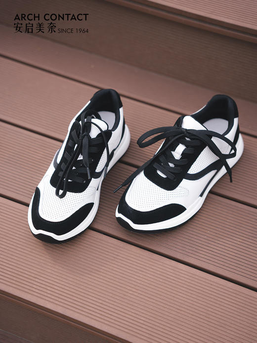ARCHCONTACT安启美奈撞色低帮休闲运动鞋52898 商品图2