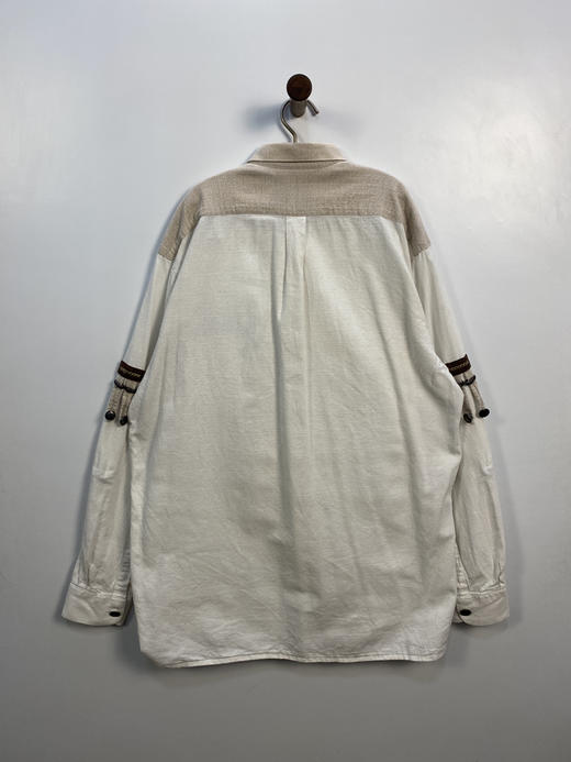 90年代 Vintage OS 金属扣 100% 全棉 奥地利 蒂罗尔长袖衫 _DRRL(L-XL) 商品图3