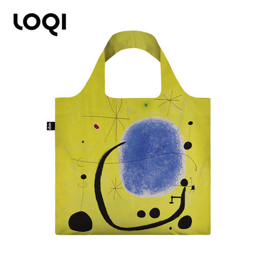 德国LOQI 新品 博物馆系列  反光涂层 时尚艺术环保万用袋 折叠大容量单肩手提购物袋承重40斤防泼水 胡安·米罗  威廉·莫里斯 商品图9
