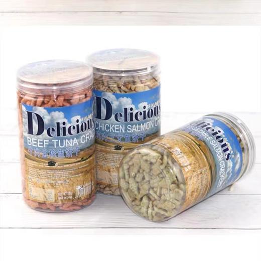 长乐鸡肉三文鱼饼干285g 商品图0