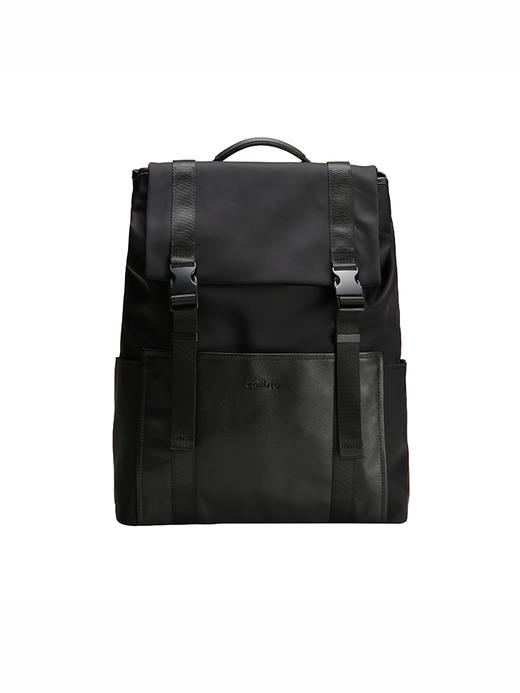 callisto黑色休闲大容量双肩背包 FSCSB005C BK 商品图0