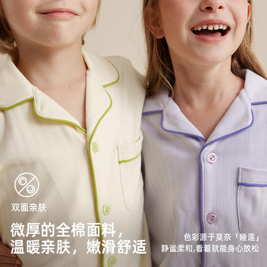 【亲肤云朵棉】儿童翻领家居服套装PQTZ2306 商品图4