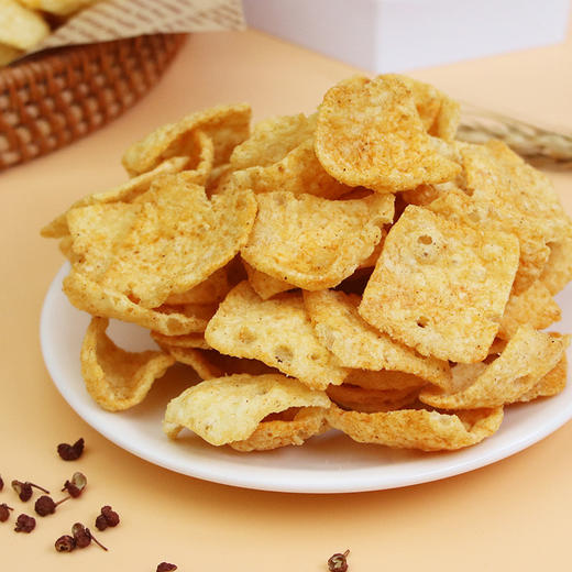 「3口味混合！香脆锅巴」花椒锅巴3个口味组合装 网红薯片休闲膨化零食80g*3袋混合海苔锅巴 商品图2