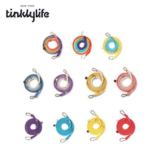 Tinklylife 彩虹渐变多功能腰牵牵引绳 商品图0