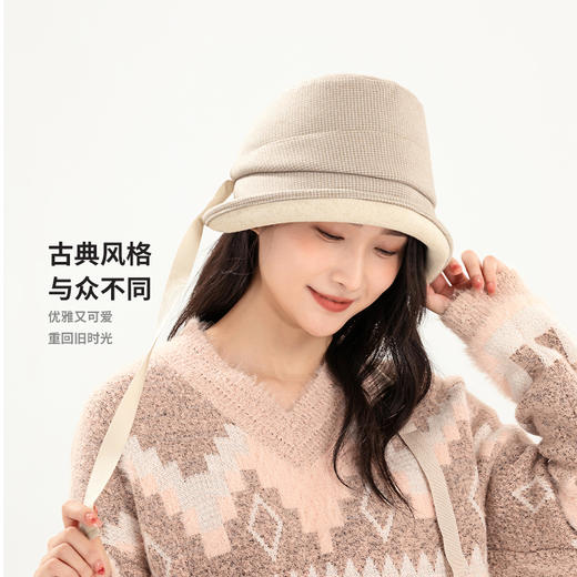 YORO容若改良波奈特系带帽（DN0009） 商品图2