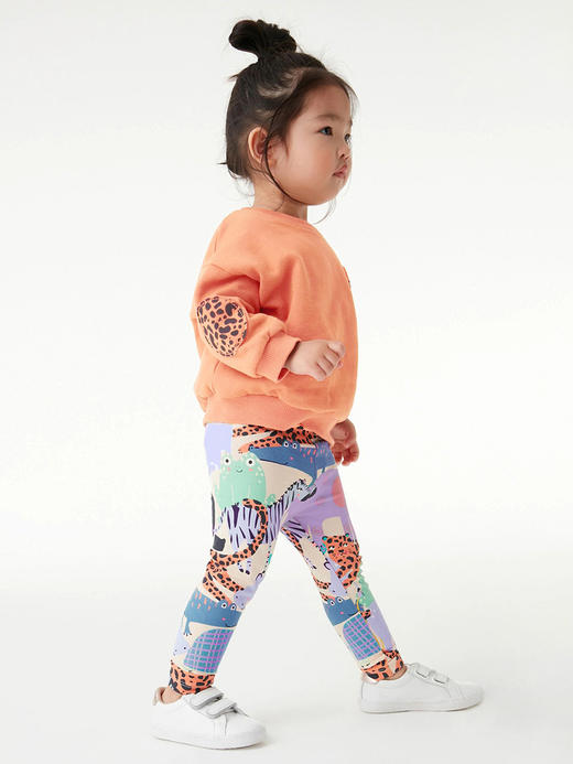 【俏皮可爱！儿童套装】秋款女童卫衣套装长袖儿童套装欧美可爱女孩裤套装，优雅长袖与欢快裤子的搭配，为孩子们营造出温暖而充满活力的秋日时光。 商品图1