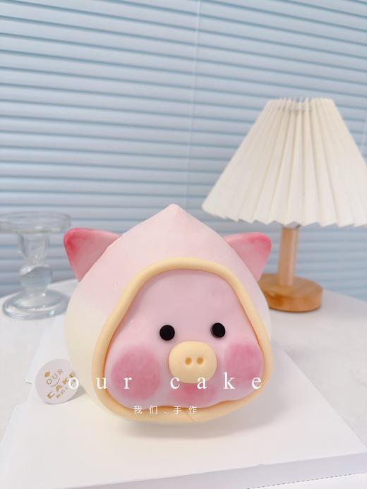立体桃子猪卡通蛋糕-低糖处理无添加 商品图1