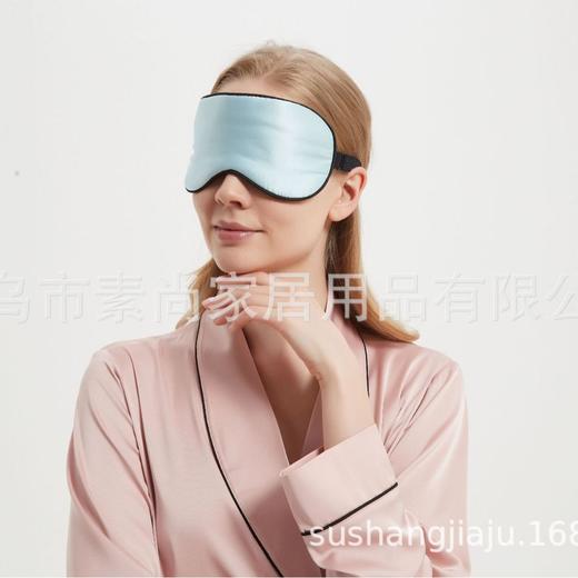 真丝眼罩睡眠眼罩遮光眼罩航空眼罩护眼罩真丝仿真丝眼罩儿童眼罩 商品图2