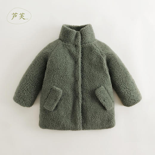 【马克珍妮 芦芙】秋冬装新款 仿羊羔毛立领外套 231567 商品图1