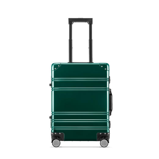 银座商务铝框行李箱万向轮铝镁合金旅行箱密码锁拉杆箱20寸 A-9128K 商品图2