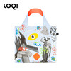德国LOQI 反光系列 时尚艺术环保袋 轻便折叠安全时尚防泼水抽绳收纳 商品缩略图6