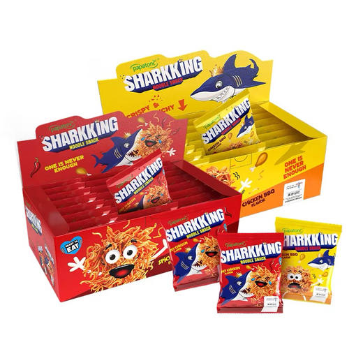 印尼烧烤鸡肉味鲨鱼干脆面14g 商品图2