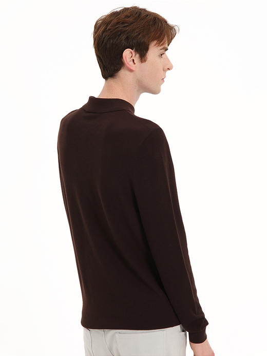 callisto深砖棕羊毛混纺长袖毛衣 FSKNW045C BR 商品图2