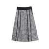 谜底羽绒半身裙女2023冬季新款复古特色格纹A型大摆长裙234MY1590 商品缩略图4