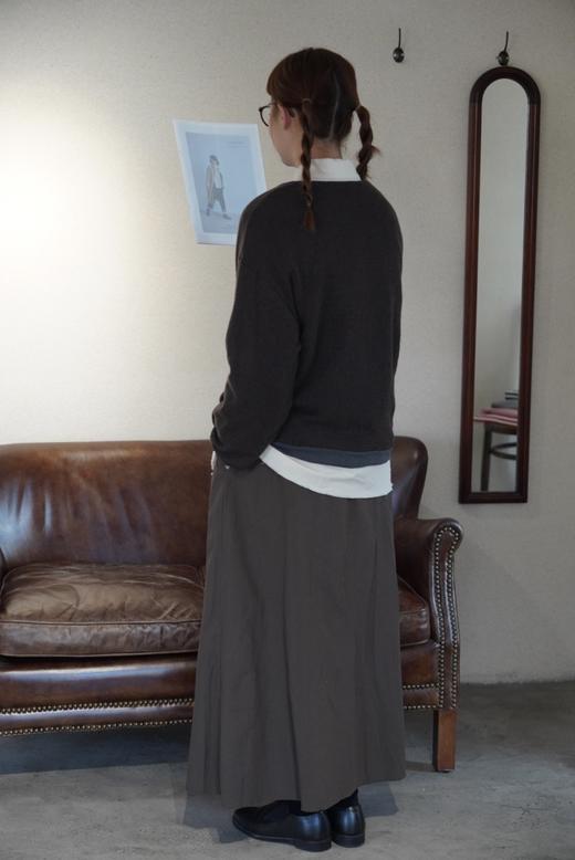 elsa esturgie 自然毛边裙摆宽腰带半身裙 商品图12