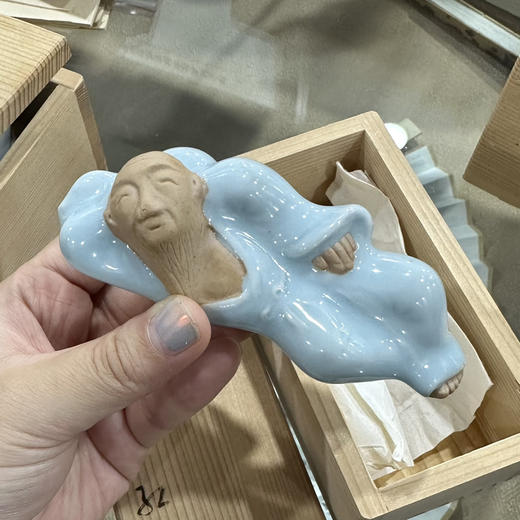 90年代日本陶瓷笔搁 商品图2