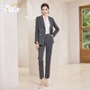 AD职业顾问工作服秋季2023新款女装套装双排扣商务律师职业装正装 商品缩略图2