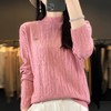 秋冬新款针织衫毛衣女半高领打底羊毛绒衫韩版女外贸 商品缩略图1