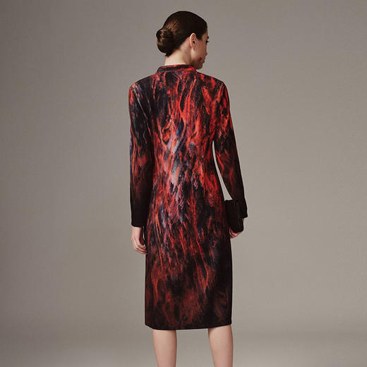 TANGY Collection天意精品 2023冬季新品商场同款国风女士连衣裙 商品图2