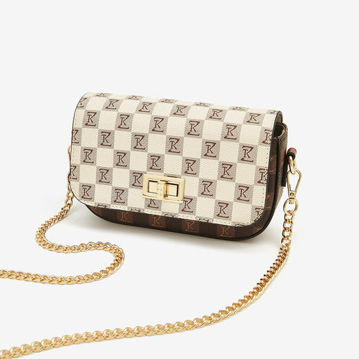 Safiya/索菲娅2023新款手机包小方包女士单肩斜挎女包SF9161006Y 商品图6