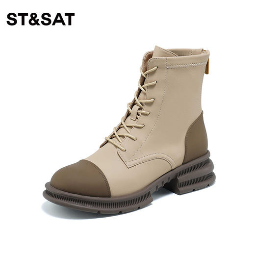 星期六绑带拼接马丁靴短靴SS34116615 商品图7