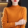 新款2023秋季风气质安迪绒套头厚半高领常规毛衣女式针织衫 商品缩略图3