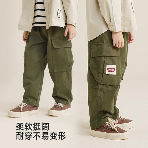 【纯棉有型抗造】儿童日系口袋工装裤PQK2331 商品图3