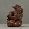 清 黄杨木雕莲花金蟾摆件 商品缩略图1