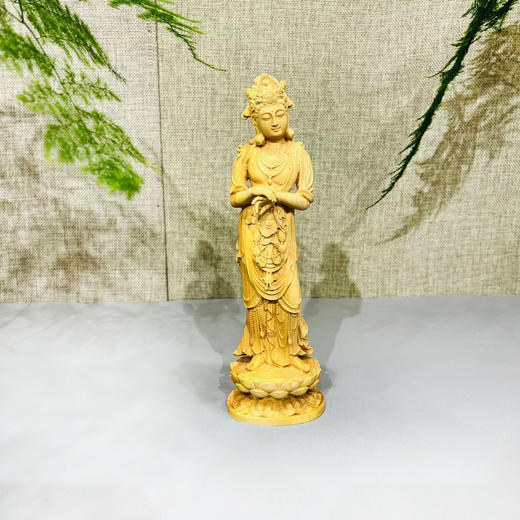 唐朝观音大款&小款°黄杨摆件 商品图0