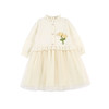 笛莎Deesha童装女童连衣裙2023冬季新款小童郁金香网纱连衣裙 商品缩略图4