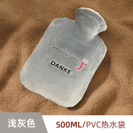 新款PVC注水热水袋 卡通布套学生暖手宝可爱毛绒套防爆暖水袋批发 商品图13