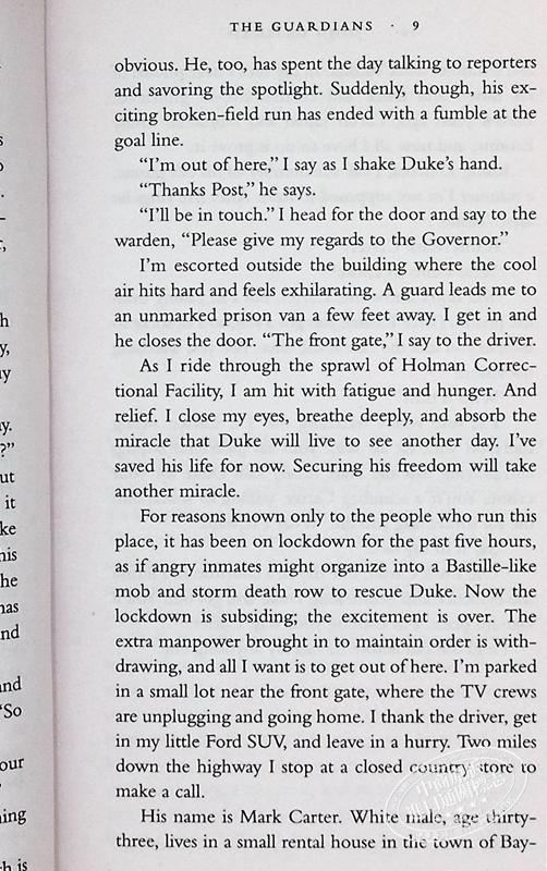 预售 【中商原版】守护者 约翰 格里森姆 法律惊悚小说 英文原版 The Guardians 英文原版 John Grisham 美国当代作家 商品图7