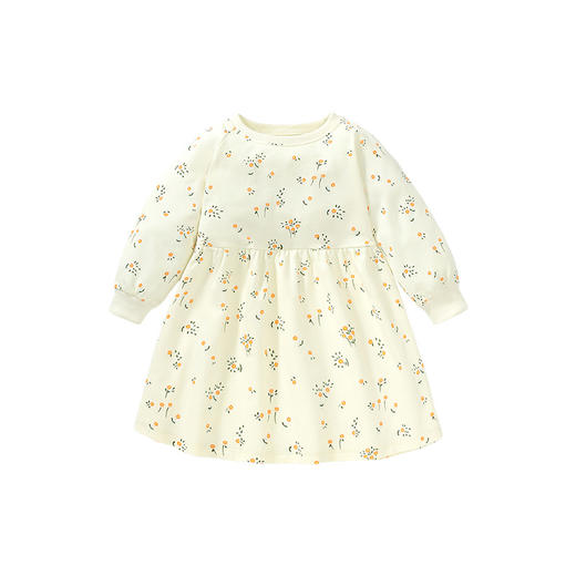 【采用纯棉面料，确保舒适度和透气性！】女童连衣裙纯棉长袖儿童卫衣裙欧美秋季童裙公主裙为孩子提供温暖和保护，欧美风格的设计，展现出时尚与个性 商品图4