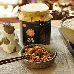 豆多园有机黄豆酱 韩国韩式大酱汤拌面酱纯豆酱豆瓣酱300g