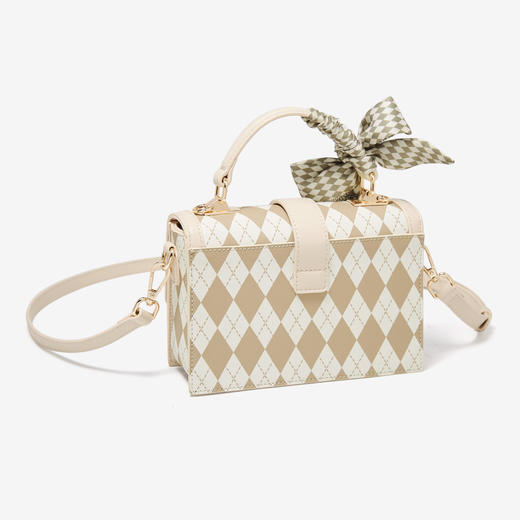 Safiya/索菲娅2023新款小方包单肩包包女斜挎包手提女包SF9140091Y 商品图4