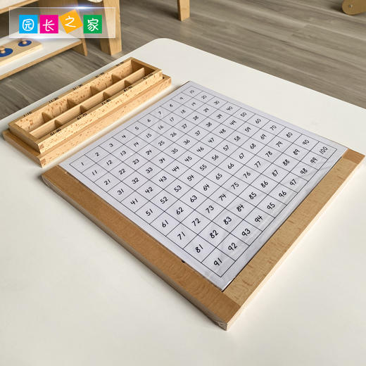 幼儿园蒙台蒙特梭利蒙氏早教教具88件套蒙氏教室1-100连续数板 商品图1