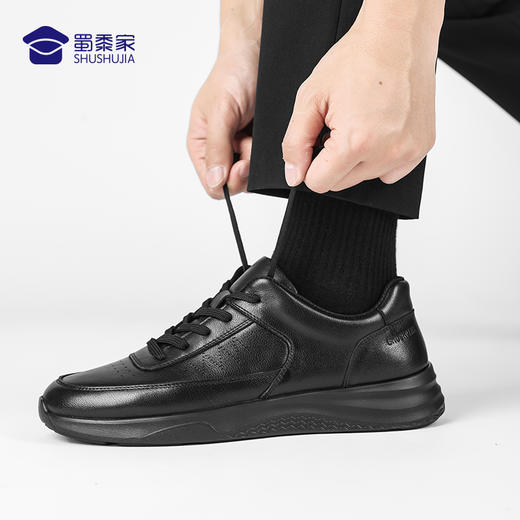 【勤务两用通勤皮鞋】轻盈透气正装皮鞋商务休闲牛皮运动皮鞋 商品图5