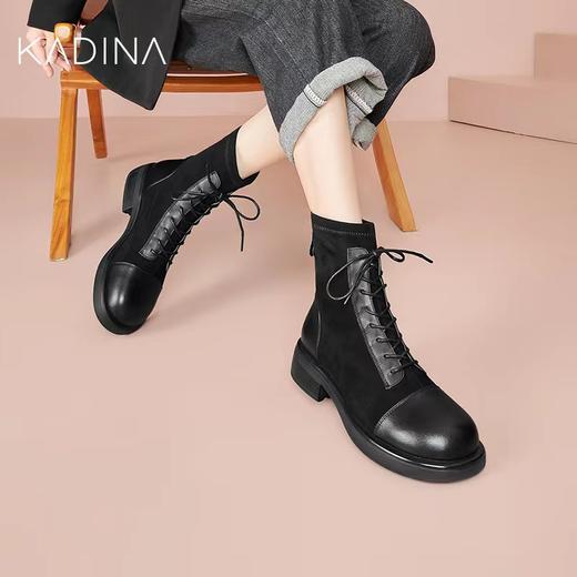 【秋季新款卡迪那】| A座3F 秋款女士高帮靴鞋带款 商品图3
