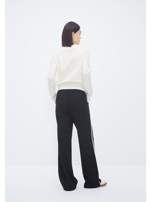 NEELLY纳俪商场同款100%绵羊毛针织衫秋冬简约百搭慵懒风软糯毛衣N23101A01001 商品图3