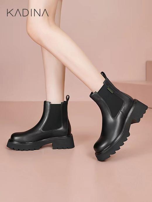 【秋季新款卡迪那】| A座3F 秋款女士高帮靴 无鞋带款 商品图0