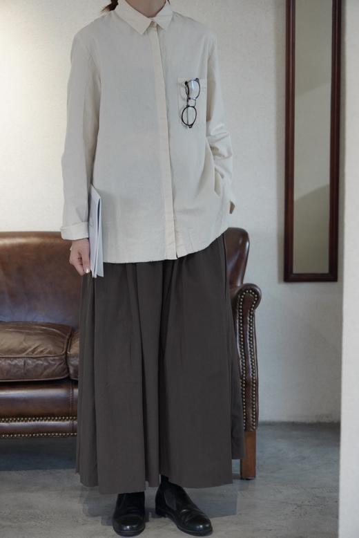 elsa esturgie 自然毛边裙摆宽腰带半身裙 商品图9