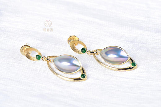 【炫彩】马贝珠耳坠     ZZ12308075 商品图6