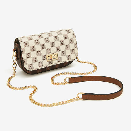 Safiya/索菲娅2023新款手机包小方包女士单肩斜挎女包SF9161006Y 商品图4