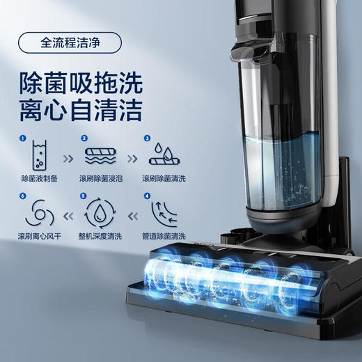 添可/洗地机/FW100700CN(2.0LED+)/芙万2.0LED升级款 家用扫地机吸拖一体手持吸尘器- 商品图4