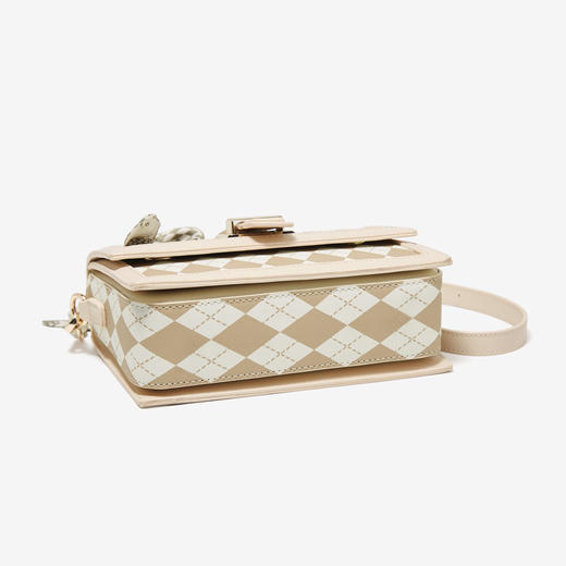 Safiya/索菲娅2023新款小方包单肩包包女斜挎包手提女包SF9140091Y 商品图5