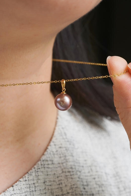 小香风｜香芋紫珍珠吊坠 商品图2