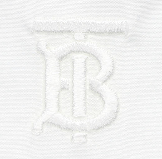 【预定款】BURBERRY博柏利 男士全棉 格纹印花袖口领口 胸前TB刺绣长袖衬衫 8032308 偏大一码 商品图6