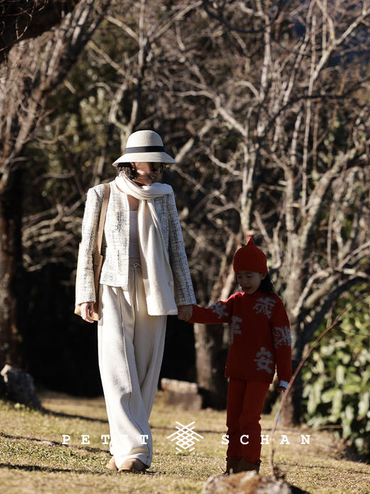 PETIT SCHAN小闪 CLO#189 relaxation  松弛感 棉混纺直筒收口两穿宽松休闲裤卫裤 商品图12