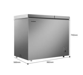 容声  冰柜  BCD-211ZEAM/RX 211升  直冷 定频 双温区  卧式冰柜 顶开门